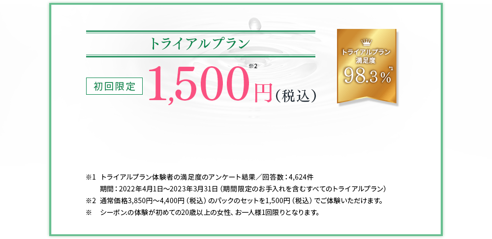 シーボン.のビューティ・プログラムが体験できる!
