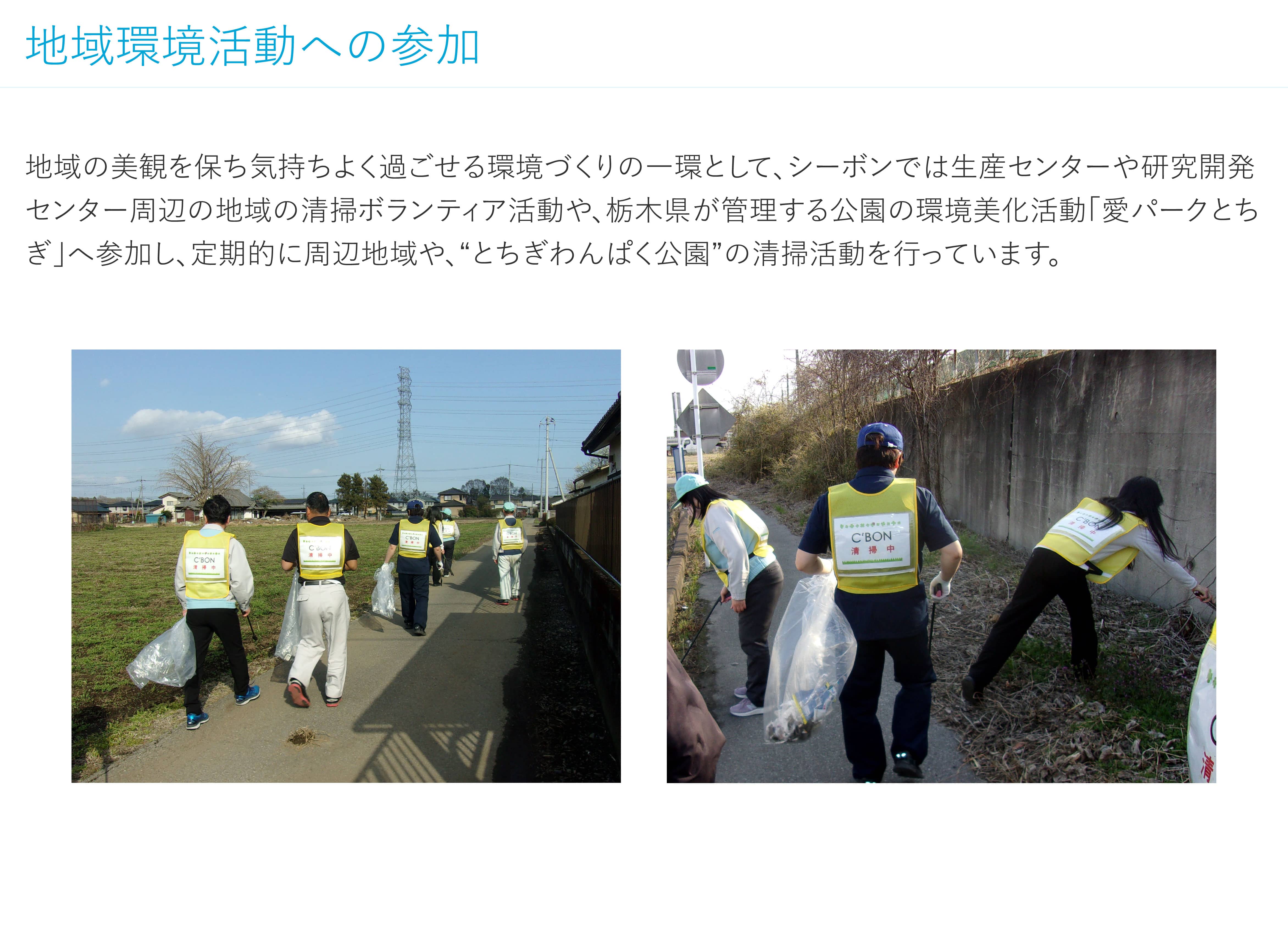 地域環境活動への参加