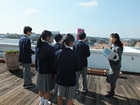 中学生の「地元企業インタビュー」に協力