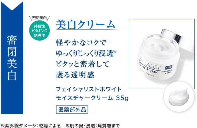シーボンFACIALIST 6-W MOISTURE CREAM クリーム フェイシャリストホワイト モイスチャークリーム│【公式
